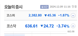 코스피·코스닥 연저점, 환율 1434원…정치인 테마주만 급등
