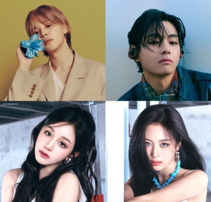 BTS 뷔·지민·아현, 유픽 ‘2024 올해의 픽’ 경쟁 치열