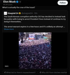 ``혼란한 한국``…일론 머스크, 한국 정치에 날카로운 질문