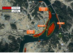 경천섬 일대 '친수거점지구'로 변경, 관광개발이 활기 기대