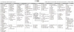 1월19일(일) TV 편성표
