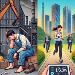 운동도 빈부격차…소득 높을수록 더 많이 움직인다