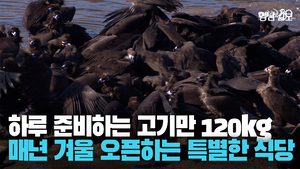 [영상스케치] 하루 준비하는 고기 양만 120kg? 매년 겨울마다 열리는 특별한 식당
