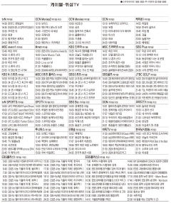 2월4일(화) 케이블·위성TV 편성표
