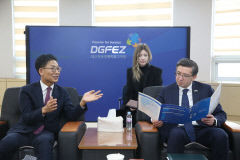 대경경자청, 주한 우즈베키스탄 대사와 지역기업 진출 협력 논의
