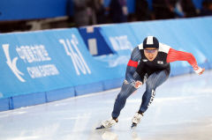김준호 스피드 스케이팅 500m에서 동메달 획득