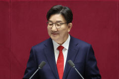 국민의힘 권성동 원내대표 국회 교섭단체 대표 연설
