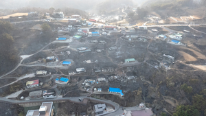 영덕 의성산불 3일째..잔불진화에 온 힘써
