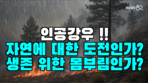 [영상뉴스]‘인공강우’는 자연에 대한 도전인가? 생존을 위한 몸부림인가?