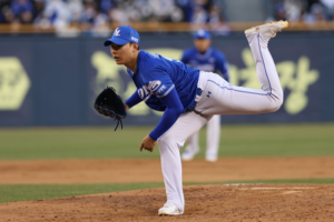 삼성 라이온즈 신인 배찬승…신인답지 않은 활약 이어가는 중