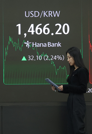 외환시장 요동…5년만 원/달러환율 최대폭 상승·3년만 원/엔환율 1천원 돌파