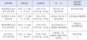 구미시, 지역실업자 직업훈련 훈련생 40명 모집