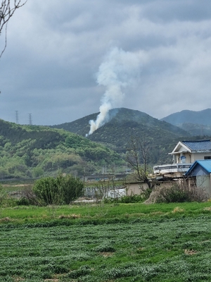 경주 안강읍 산불, 1시간여 만에 진화 완료