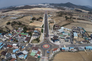 경북도청신도시 남편 진입도로 28일 완전 개통