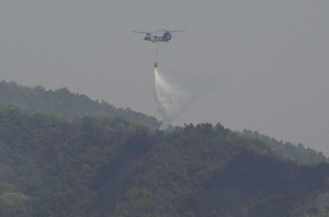 [속보] 대구 북구 구암동 함지산에서 산불 재발화