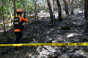 대구 북구 산불 발화지점 특정…잔불은 되살아나 야간진화 지속