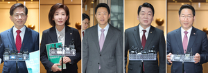 중도층 흡수하라, 국힘 대선 주자들 연이어 오세훈 서울시장 찾아