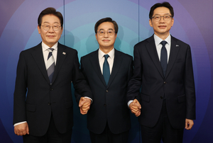 민주당 대선 후보, 내란 종식·추경 한목소리…개헌엔 이견