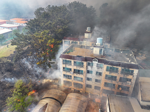 [속보] 대구 북구 함지산 산불 확산에 노곡·조야·무태교 교통통제