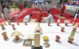 [포토뉴스] 전통 제례로 막 올린 대구약령시 한방문화축제