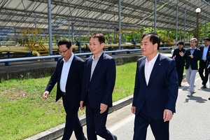 환경부 차관, 김천하수처리장 방문