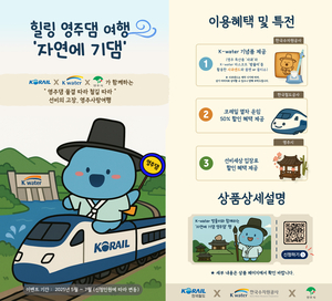 “영주댐으로 떠나요” K-water, 기차여행 패키지 출시
