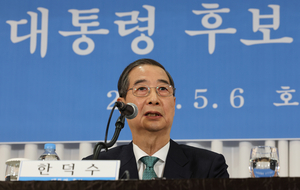 한덕수 “이재명 정책 잘 몰라…단일화 반드시 이뤄질 것”
