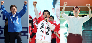 ‘TK서 불붙은 삼자대결’…이재명·김문수·이준석, 민심 쟁탈전