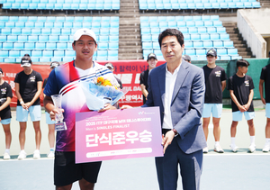 대구시청 테니스팀 박의성, ITF대구국제테니스대회에서 단·복식 준우승