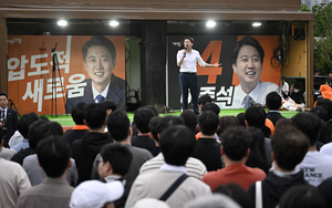 [포토뉴스] 대구에서 지지호소하는 개혁신당 이준석 대선 후보