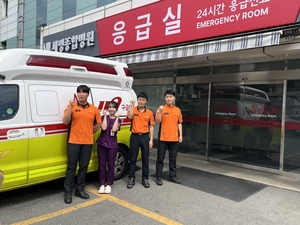 “긴급했던 80분”…하혈·복통 호소 임신 7개월 산모 구급차에서 아이 출산