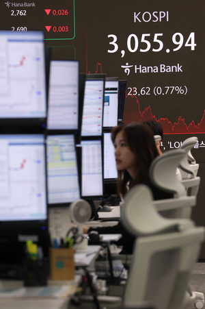 코스피 ‘과열 해소’ 3,050대 마감…코스닥동반 하락