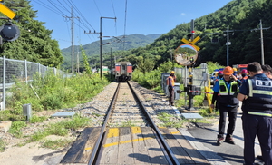 “봉화 영동선 철로서 남성 사망”…보행자 무궁화호에 치여 숨져