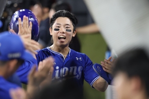 삼성 라이온즈, 리드오프 김성윤 후반기 타격감 회복하며 활약