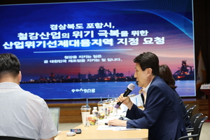 산업위기선제대응지역 지정 현지실사단, 포항 방문