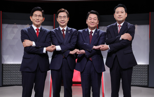 찬탄·반탄 간 계파싸움 여전…국민의힘 당대표 후보들 방송 토론회서 공방
