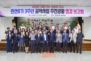 문경시, 민선 8기 3주년 공약 이행률 68%… “연말까지 85% 달성 목표”