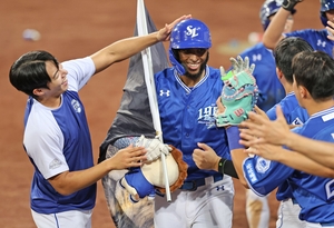 삼성 라이온즈, 디아즈 47호 홈런 폭발…롯데에 7:5 승