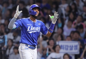 삼성 라이온즈 디아즈 48호 홈런 폭발…NC에 9:5 승