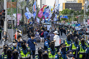 [포토뉴스] 집회 자유 외친 대구퀴어축제, 언론 자유는 억압