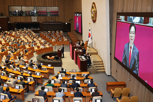 여야 10일에도 송언석 대표연설 두고 정면 충돌