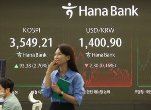 코스피 또 역대 최고치 경신 3,500 돌파…장중 삼전 ‘9만’ 터치