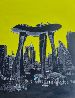 권용섭 화백의 APEC 갤러리<11>작지만 강한 나라 ‘싱가폴’