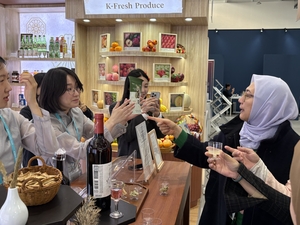 APEC 정상회의에 K-푸드의 빛나는 중심, 경북농협 홍보관