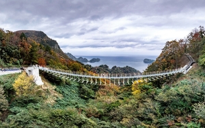 울릉 새 관광 명소 탄생…해안 절경 품은 ‘울렁다리’ 준공