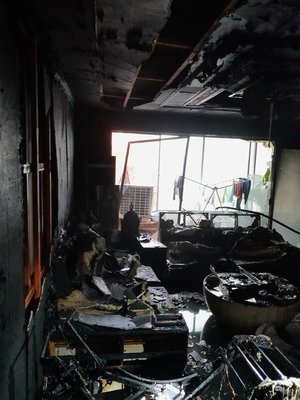 대구 달서구 월성동 아파트 화재…인명피해 없어