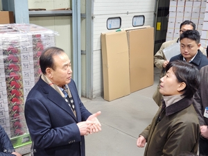 서병진 대경사과원예농협 조합장, 송미령 장관에 농업현장 의견 전달