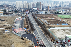 [포토뉴스] 영남대 경산캠퍼스 인근 대학로 일부 구간, 22일부터 전면 통제·우회도로 운영