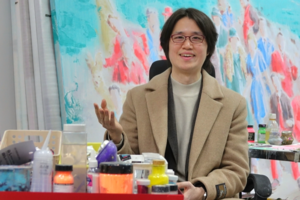 시각 한계를 극복한 가능성…구미 이겨레 작가가 바라는 지역 미술의 변화