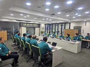 강풍 피해 속출한 경산…시, 시민 안전 확보 긴급 대책회의